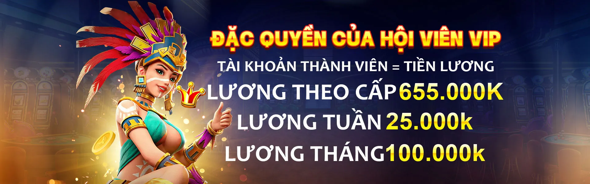 Hình ảnh sang trọng của chương trình VIP Hello88